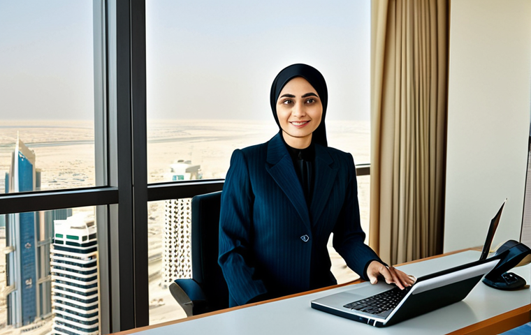 리니지 희귀 아이템 위치 - **Prompt:** A successful businesswoman in a modern, sunlit office in Dubai, wearing a stylish, fully...