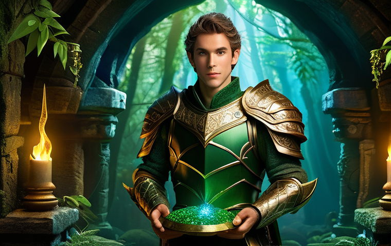 리니지 무료 아이템 배포 이벤트 - Image Prompt 1: The Grand Discovery of Lineage Treasures**