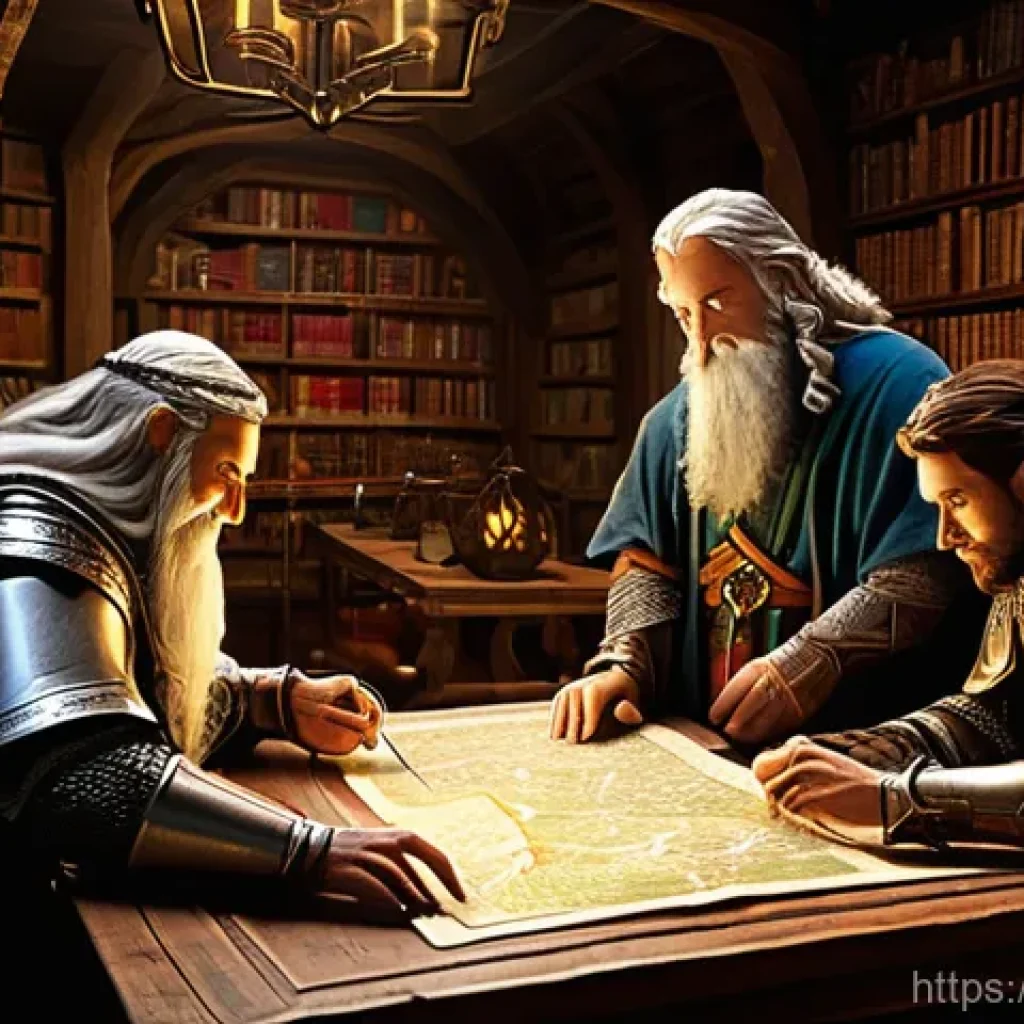 리니지 팬 사이트 추천 - **Prompt 1: The Scholar's Den of Lineage Knowledge**
    An intricately detailed scene inside a bust...