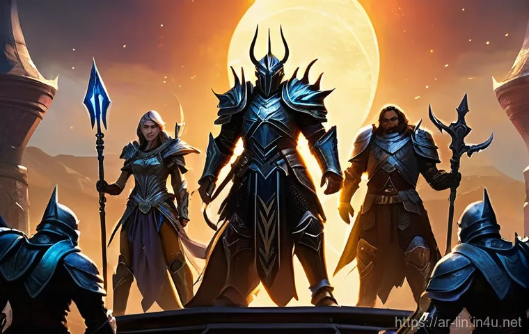 리니지 팬 사이트 추천 - **Prompt 2: Strategic Gear Crafting and Market Acumen**
    A highly detailed depiction of a dedicat...