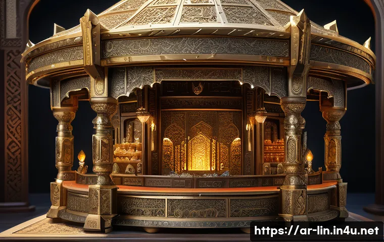 리니지 희귀템 거래소 공략 - A highly detailed fantasy scene showcasing an ultra-rare powerful weapon from Lineage, displayed on ...