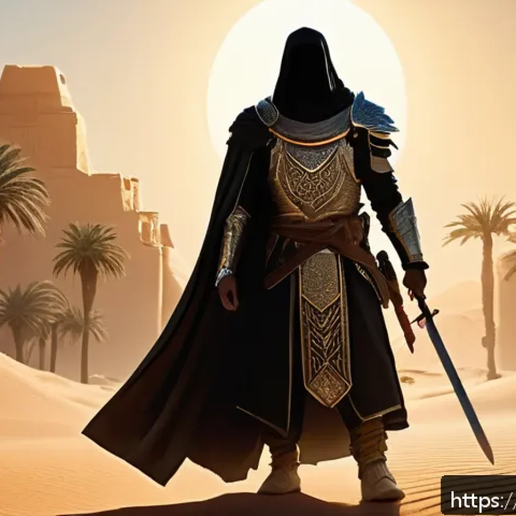 리니지 경험치 배율 이벤트 - A detailed fantasy RPG scene set during early morning hours with a lone Arabic-inspired warrior char...